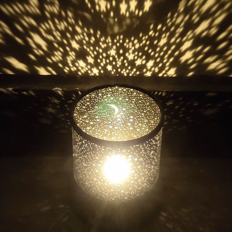 Luz noturna estrelada, luz de cama romântica, presente de aniversário para meninas, meninos, amigos, colegas de classe, professores_voghion.com