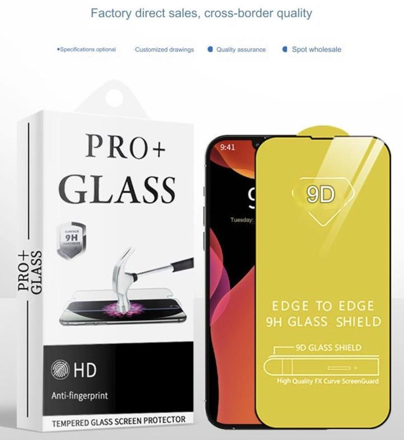 Full Cover Tempered Glass Screen Protector For IPhone & Samsung Models_voghion.com