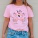 Kleinkind Mädchen Kleidung Cartoon Flamingo Print Muster Kurzarm T-Shirt Casual Sommerkleidung_voghion.com