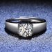 Tancise Man Classic Moissanite Anello in argento Gioielli da donna Promessa di nozze Regalo per feste_voghion.com