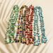 Collana lunga a maglioni con catena a più strati in vetro colorato a conchiglia bohémien, molto venduta, per le donne_voghion.com