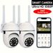 2pcs Wireless IP Security Cameras 1080P HD WiFi Night Vision APP Control 2-Way Audio Motion Alerts For Home Business Surveillance144_voghion.com