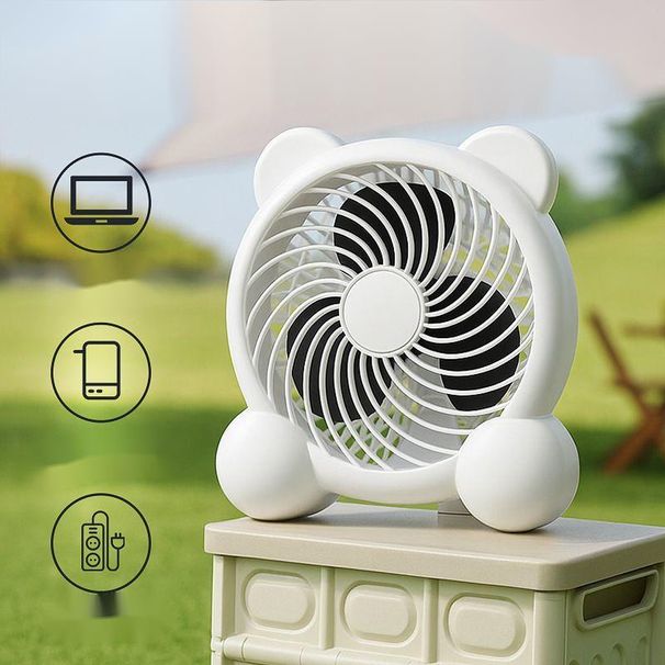 Desktop Office Home Silent Electric USB Schlafsaal Camping Outdoor Tragbarer kleiner Tischventilator_voghion.com
