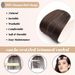 Wig fringe Fringe shade hairline 3D French bangs Air bangs Natural make-up Block High temperature silk 12cm_voghion.com
