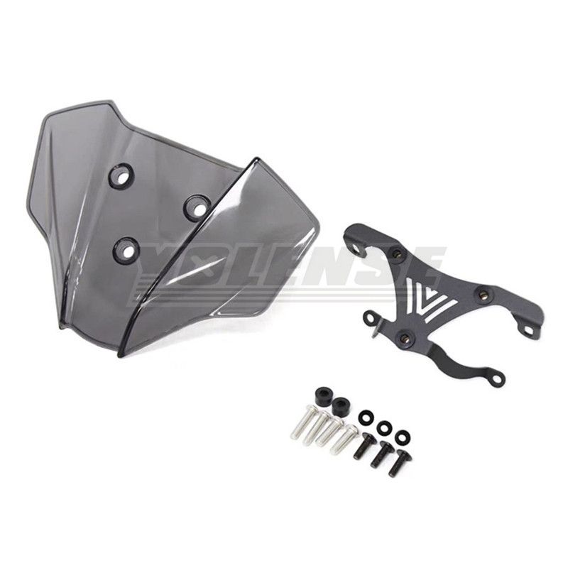 2017-2023 Motorcycle Windscreen Windshield Wind Deflectors Shield Protector For DUKE 390 125 DUKE390 DUKE125_voghion.com