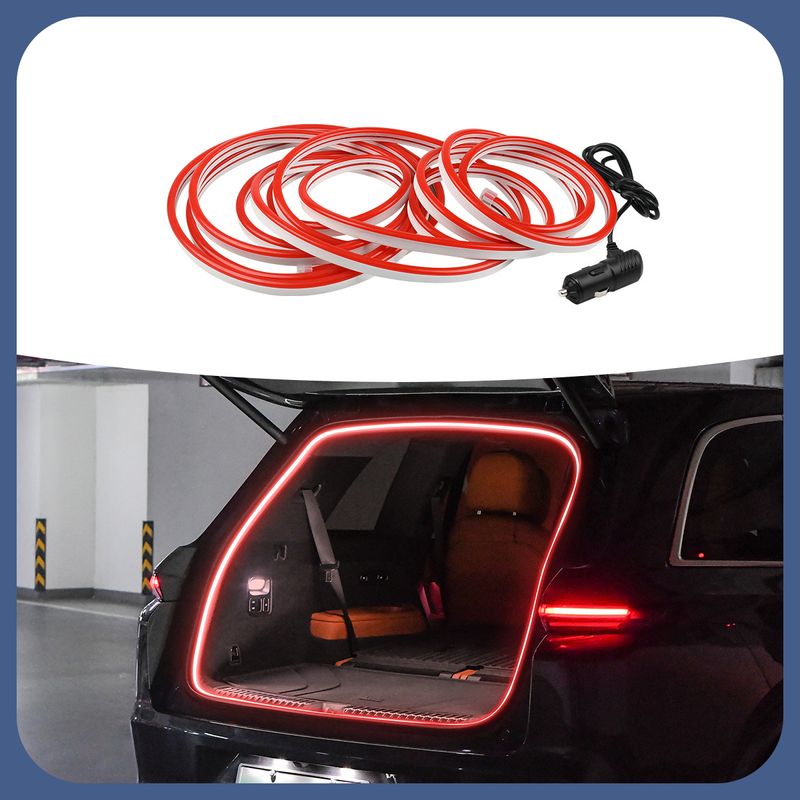 trunk light cigarette lighter magnetic control with switch car multi color atmosphere light parking welcome light lossless_voghion.com