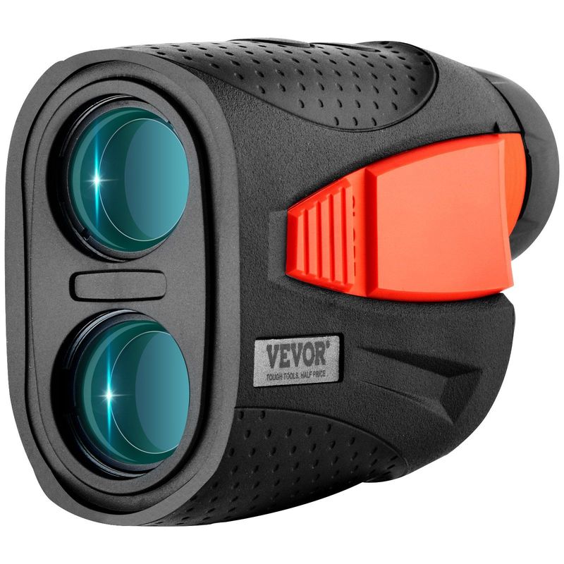 VEVOR Magnetic Golf Rangefinder, 1300 Yards Laser Golfing Hunting Range Finder, 6X Magnification Golfing Accessory With Distance Measuring, High-Precision Flag Lock Vibration, Slope, USB Charge_voghion.com