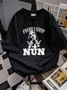 Unholy Nun Zero F Given Nun F - T-shirt cadeau humoristique et sarcastique Tailles S-5XL Haut d'été pour homme, unisexe, doux et extensible, idéal au quotidien_voghion.com