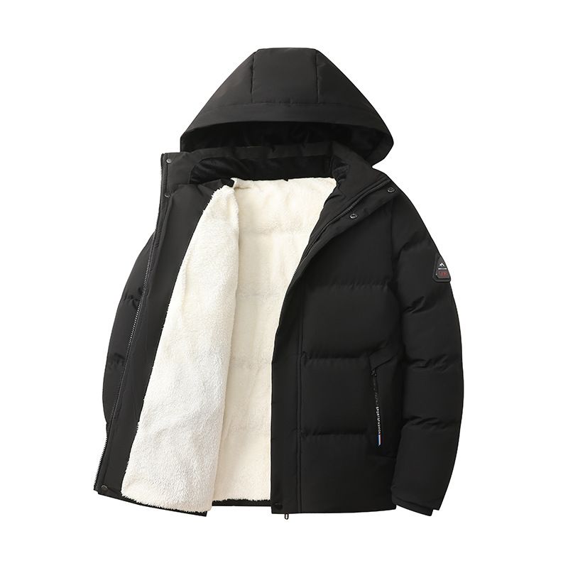 Abbigliamento maschile Inverno nuovi uomini con cappuccio con cashmere spesso più freddo più cashmere più_voghion.com