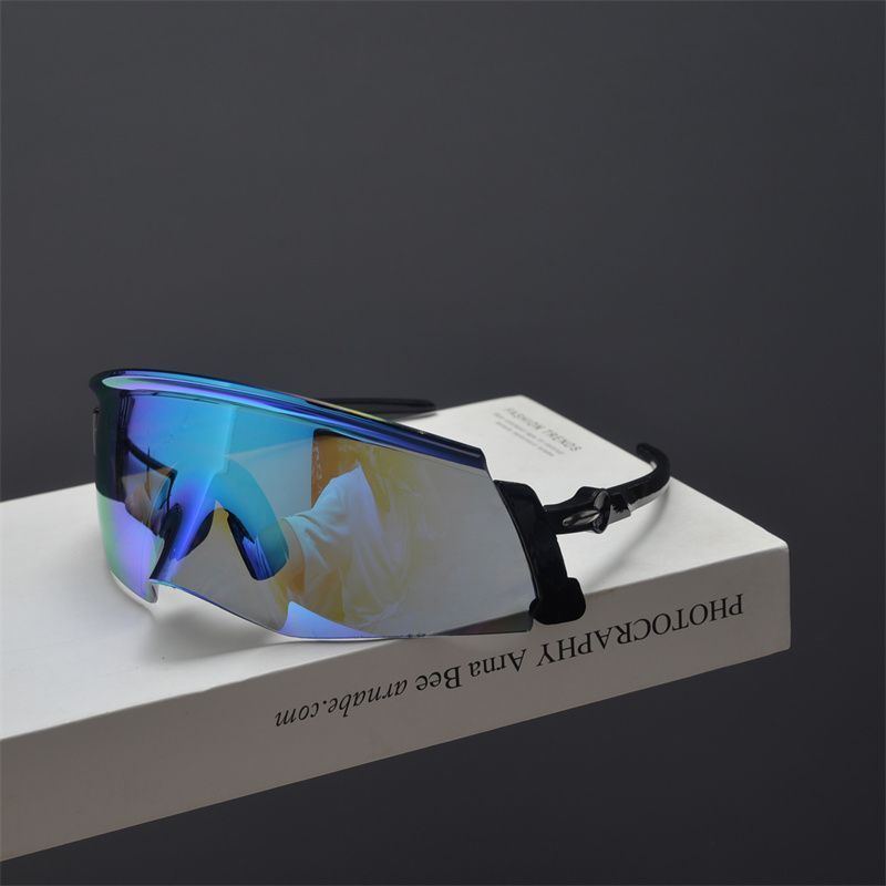 【 2205 People Review 】 Frameless Cool Cycling Fashionable Men And Women Y2K Sports Large Frame Sunglasses UV Resistant_voghion.com