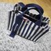 2024 Korean Version New Golf Accessories Canvas Striped Single Shoulder Crossbody Casual Tote Bag_voghion.com