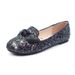 Mutter & Kinder Mädchen weichen sohlen leder schuhe 2024 Koreanische sommer pailletten kleid prinzessin schuhe bowknot flachen sohlen kinder der loafers großhandel_voghion.com