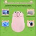 Mouse wireless Bluetooth 2.4G a doppia modalità, aspetto da maiale, impugnatura comoda, leggero, carino, per ufficio, regalo per giochi._voghion.com
