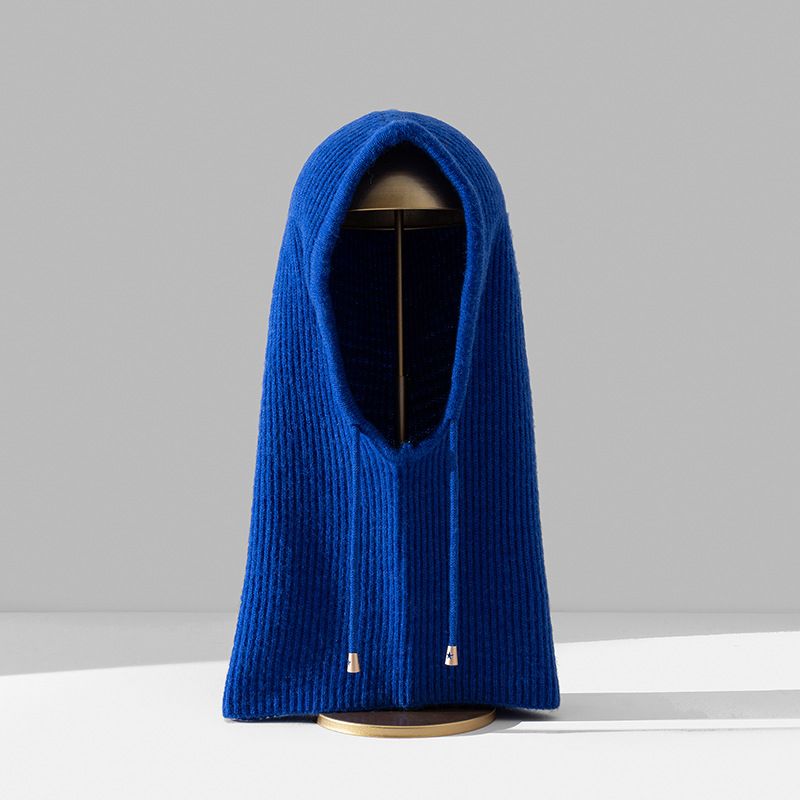 New Autumn And Winter Balaclava Hat Scarf Hood One-piece Men's And Women's Hat Warm Wool Pullover Knitted Hat_voghion.com