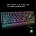 Tastiera da gioco illuminata a membrana wireless 2.4G adatta per l'uso in ufficio su computer desktop e laptop_voghion.com