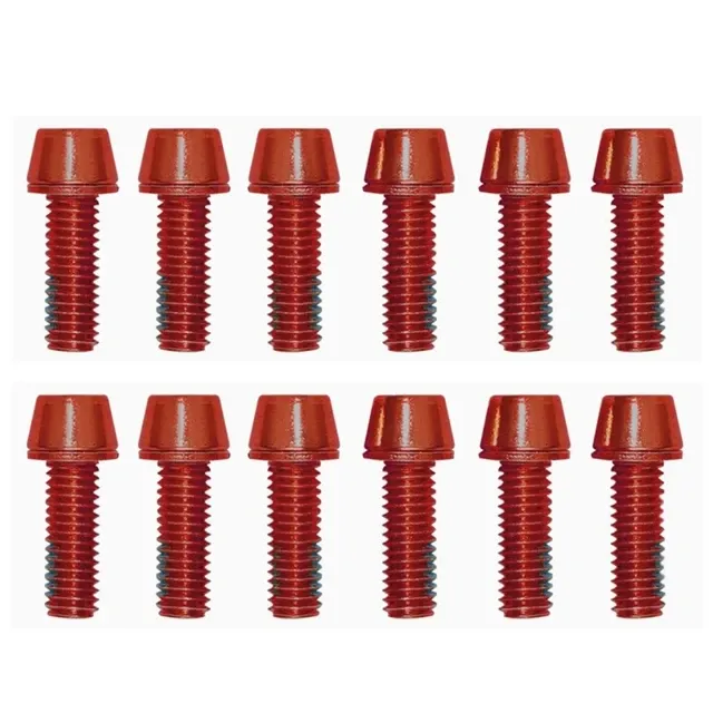 12 partii elementów montażowych, śrub zaciskowych do układów hamulców tarczowych w rowerach, Accuracy Engineering_voghion.com