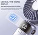 Mini-USB-Ventilator Typ C, wiederaufladbar, 1200 mAh, faltbarer Handlüfter mit Ständer_voghion.com