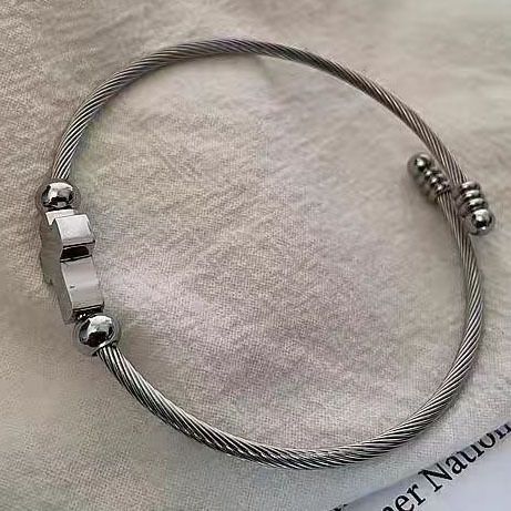 Wrapped Cross For Women Cold Niche Design, Titanium Steel Bracelet With A High-end Feel, And Handmade Accessories_voghion.com