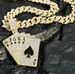 Collana con ciondolo a forma di carta da gioco hip-hop di alta qualità, tempestata di diamanti e catena cubana_voghion.com