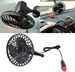 Mini ventilateur oscillant 12 V 1,5 m pour voiture, caravane, fourgonnette, ventilation intérieure_voghion.com