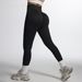 Pantaloni lunghi da yoga sportivi fitness con vita alta senza linee imbarazzanti che sollevano i glutei_voghion.com