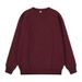 Herrenbekleidung Herren Roter Strickpullover Winter Rundhalspullover Bequeme Casual Tops Für Das Sternzeichen Jahr_voghion.com