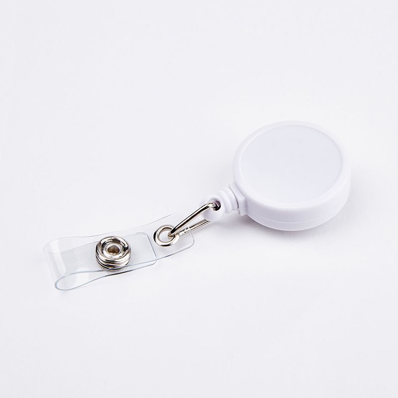 3.2CM Smooth Surface, Easy To Pull, Retractable Buckle, Lanyard Buckle, Metal Back Clip, Badge And Easy To Pull Buckle_voghion.com