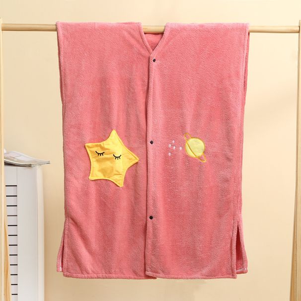 Πετσέτα μπάνιου από μικροΐνες fleece, απορροφητική μπουρνούζι ενηλίκων με κουκούλα_voghion.com