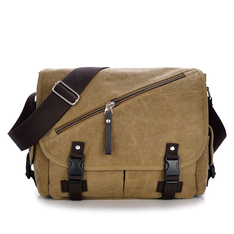 Borsa a tracolla alla moda in tela, grande capacità, per uomo_voghion.com