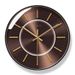 Yipula 7078 Ultra-Quiet Wall Living Personalized Round Home Wall-Mounted Modern Dining Room Quartz Clock_voghion.com