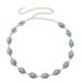 Cintura da donna in stile bohémien con catena in metallo fine turchese cava e perle intarsiate_voghion.com