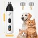 Pet Grinder USB Rechargeable Cat Dog Dust-Free Nail Polisher LED Bloodline High Power Adjustable Speed New Model_voghion.com