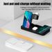 Bezvadu lādētājs 4 vienā iPhone 12 Pro Max 14 Plus 13 11 Samsung Xiaomi Oneplus Dual 15W salokāma ātrās uzlādes stacija_voghion.com