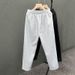 Men's Clothing Autumn New Solid Color All Match Straight Casual Pants Men's Fashionable Simple Wide Leg Sports Pants_voghion.com