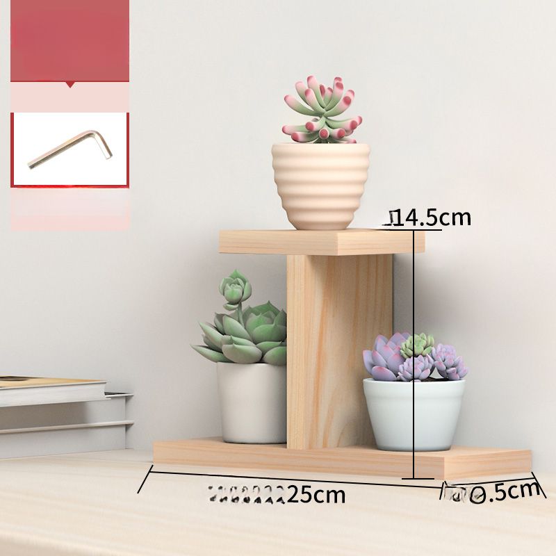 Solid Wood Bay Window Shelf Succulent Plant Multi-layer Indoor Living Room Desktop Small Stand Balcony Flower Pot Rack_voghion.com