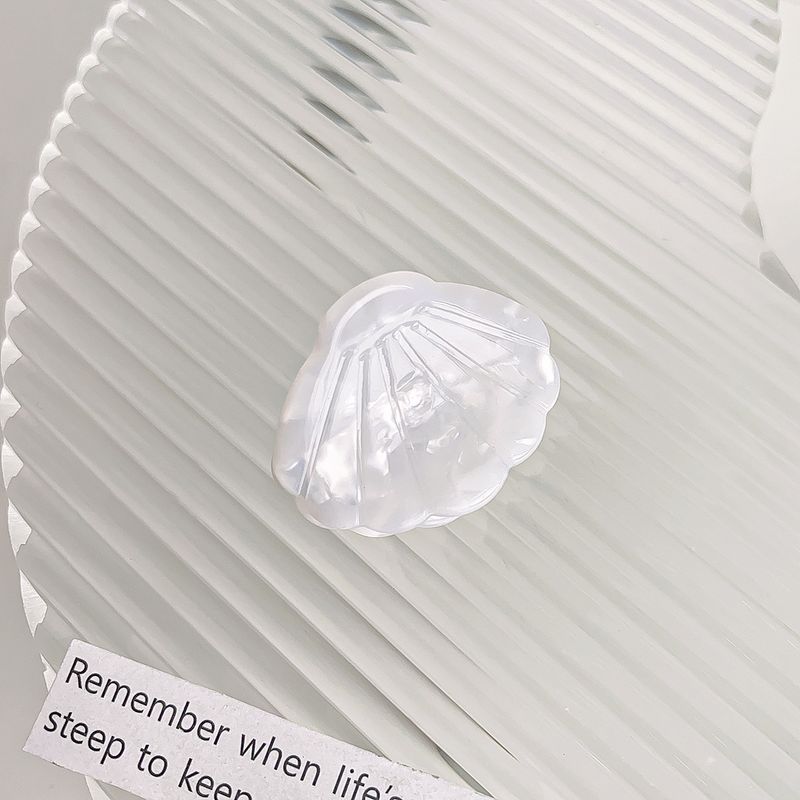 Unisex Simple Sea Shell matu sprādze Mini Acetate Clip Personality Bangs clip Augšējā klipsi sānu saspraude Salauzta matu sprādze_voghion.com
