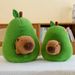 Maiale Avocado Guinea Carino Capibara Peluche Nascondino Gatto Peluche Scambio Regalo Animale_voghion.com