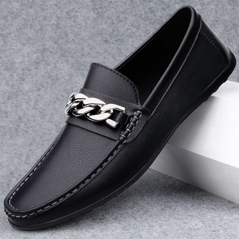 Mode Heren Loafers Handgemaakt Leer Hoge Kwaliteit Designer Casual Schoenen Zachte Zool Comfortabele Pasvorm Rijschoenen_voghion.com