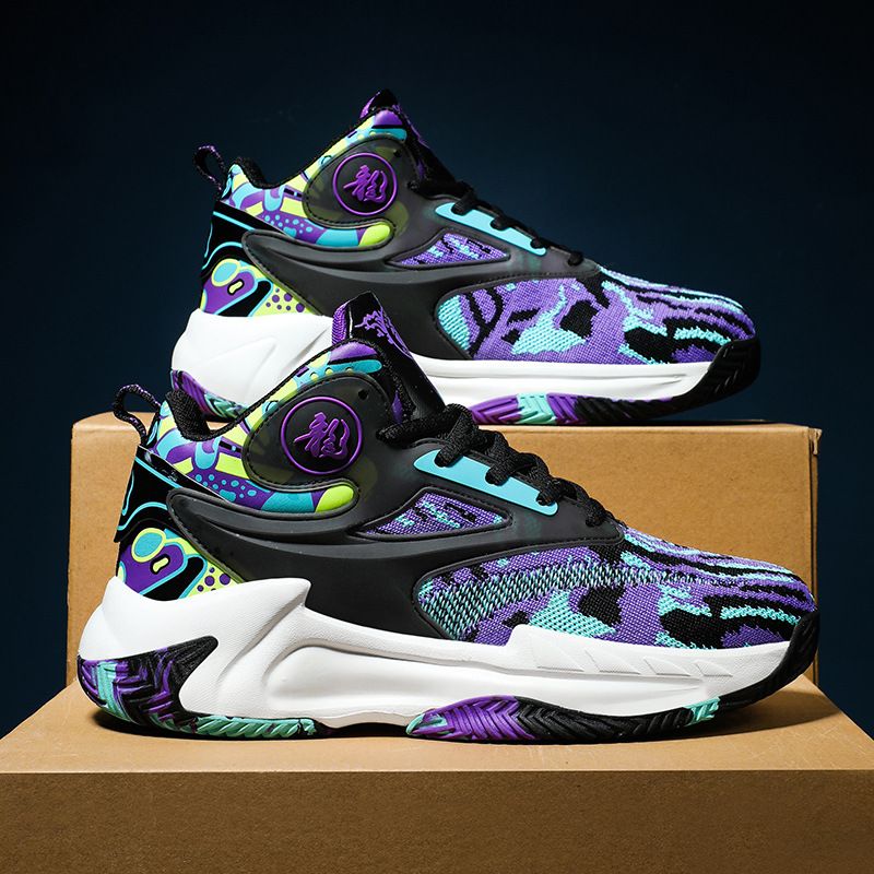 Basketball shoes new spring and summer explosion of youth sports students basketball combat game training sports sneakers_voghion.com
