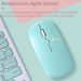 Mouse sottile wireless Bluetooth 5.1 silenzioso per iPad, Mac, Android, tablet, laptop, smartphone_voghion.com