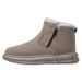 Men's Winter Velvet Thickened Warm Northeast Cotton Shoes Fur Integrated High-top Boots_voghion.com