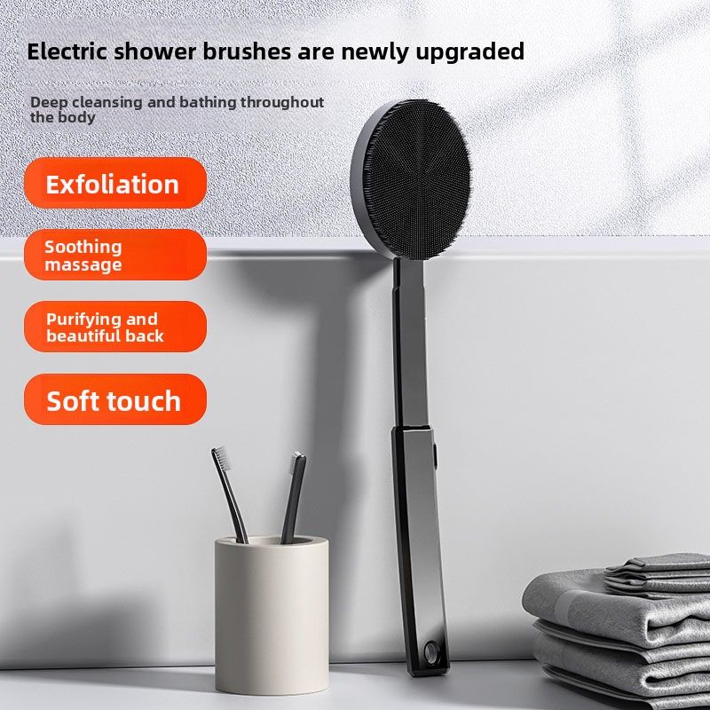 Electric Bath Brush Detachable Multi-Section Lazy Automatic Back Scrubber 2-in-1 New Model_voghion.com