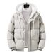 Men's Clothing Men's cotton coat winter new style trend handsome windproof warm cotton coat loose casual thick hooded cotton_voghion.com