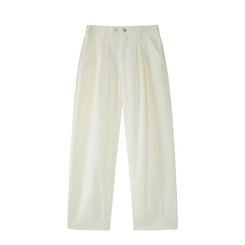Coole, bequeme Freizeithose für Herren mit gerader Passform – atmungsaktive, schmale Chinohose für den Sommer für Jugendliche_voghion.com