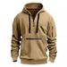 NOKO-Lente/Herfst Heren Sweatshirt Hoodies met Ritsen en Meerdere Zakken, Heren Sportkleding Casual Jassen_voghion.com