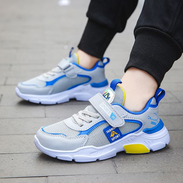 Children's Summer Transparent 2025 Single Mesh Boys' Sports 7-12 Breathable Medium And Large Children's Running Shoes_voghion.com