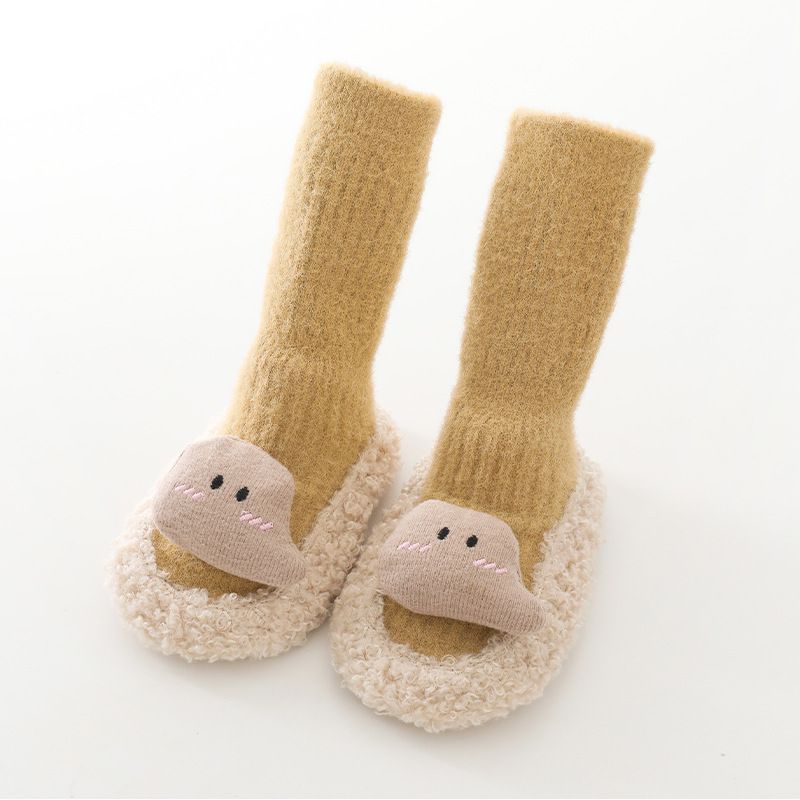 Baby Floor Socks Autumn And Winter Cute Cartoon Baby Indoor Non-slip Insulation For Boys And Girls Toddler Shoes And Socks_voghion.com