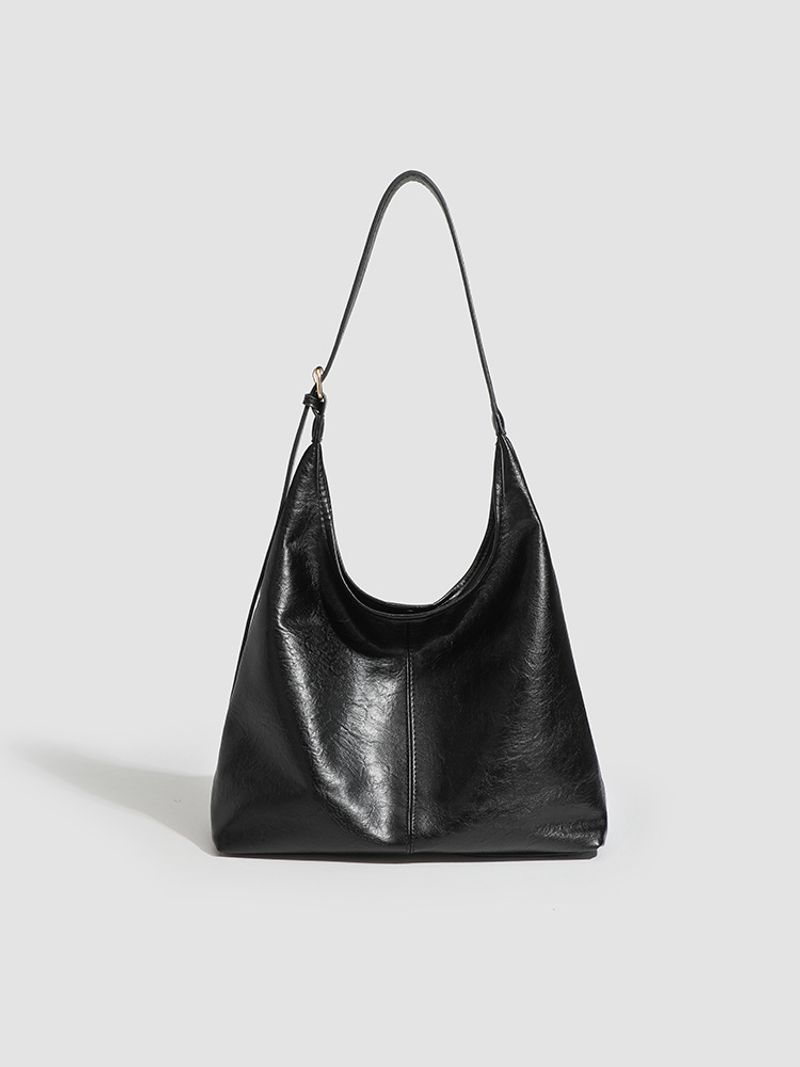 Sac fourre-tout en cuir souple pour femme, grande capacité, polyvalent, haut de gamme, à bandoulière simple, pour les déplacements quotidiens, 2025_voghion.com