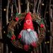 Christmas Creative New Style Faceless Doll Small Doll Rattan Circle Pendant Doll Wreath Hanging Decoration Christmas Window Decoration_voghion.com