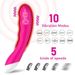 Lollanda Dildovibrator mit Heizfunktion, Klitorisstimulator mit 10 Vibrationsmodi, Sexspielzeug für Erwachsene_voghion.com